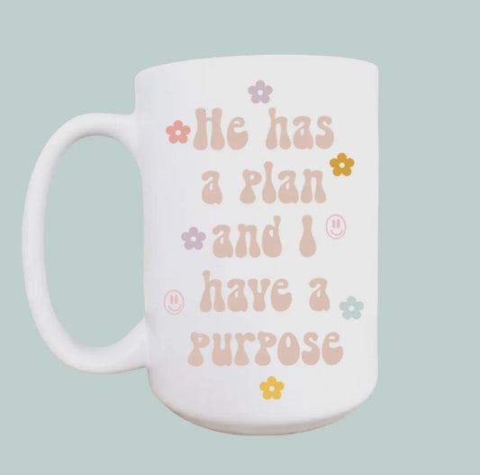 He Has A Plan Coffee Mug
